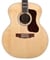 Guild F512E 12 String Acoustic Electric Guitar Natural with Case Body Angled View
